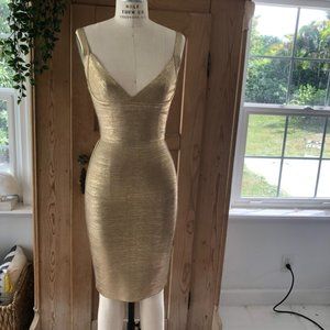 Gold House of London Designer Dress